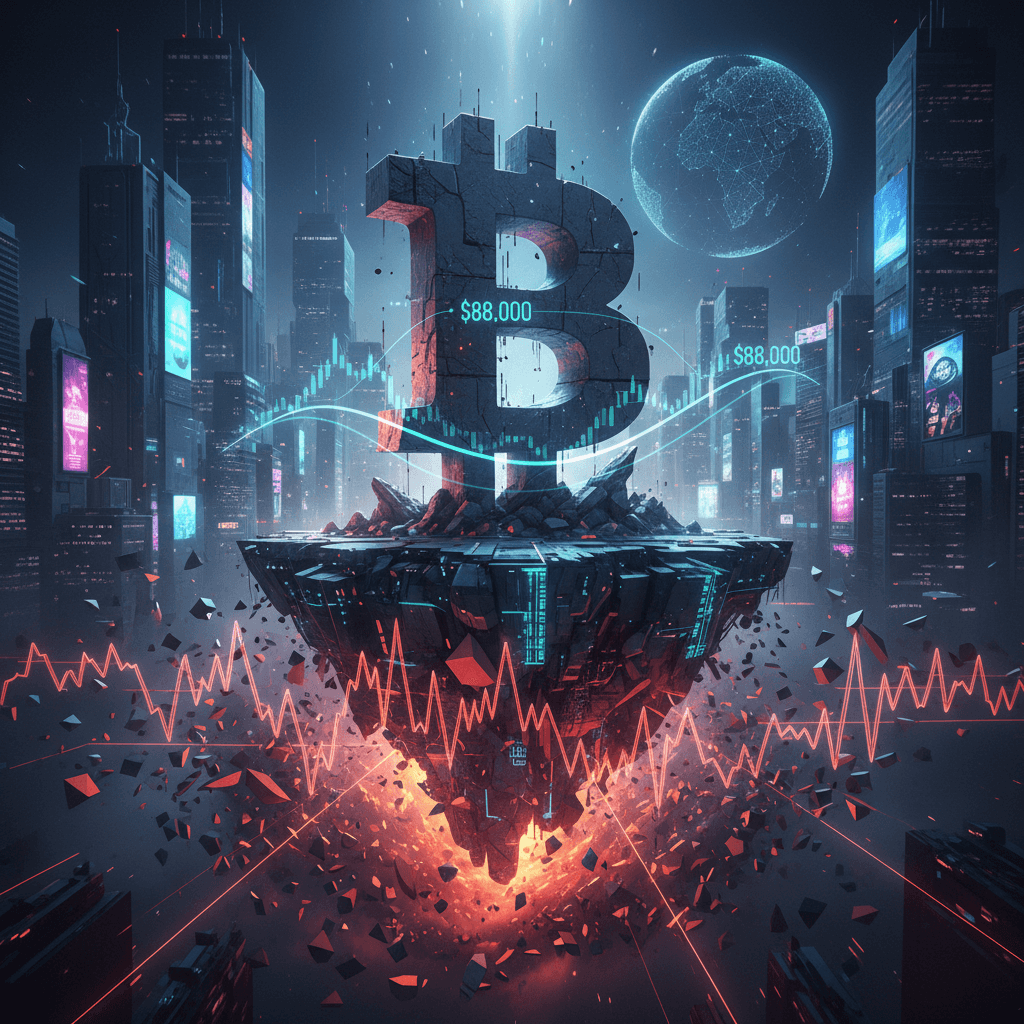 Bitcoin Consolidates Near $88,000 as Altcoin Volatility Surges