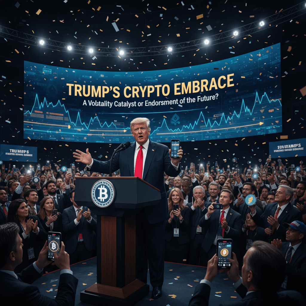 Trump's Crypto Embrace: A Volatility Catalyst or Endorsement of the Future?